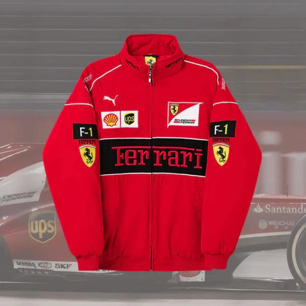 Jaqueta FERRARI F1 Vintage FULL RED