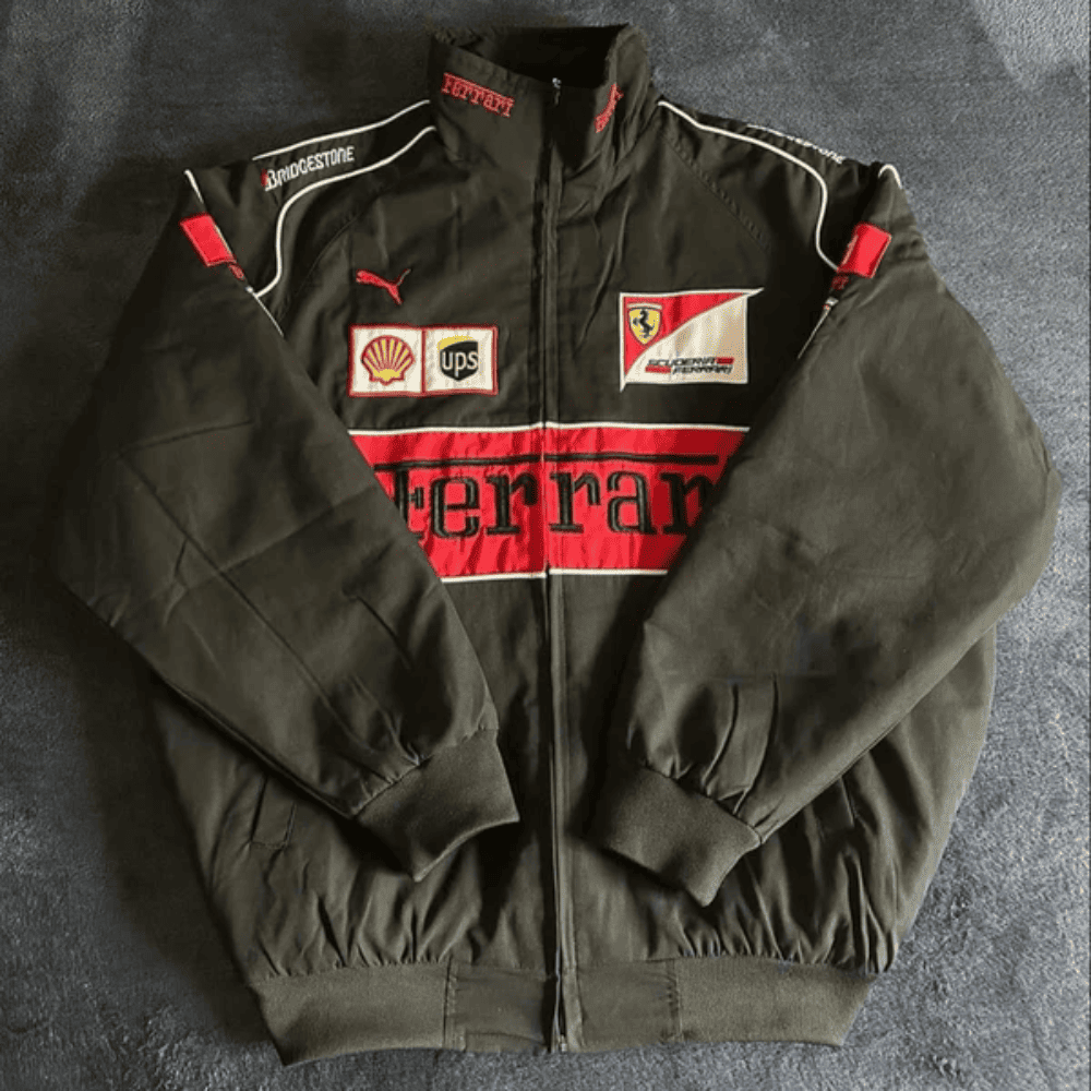 Jaqueta FERRARI F1 Vintage FULL BLACK