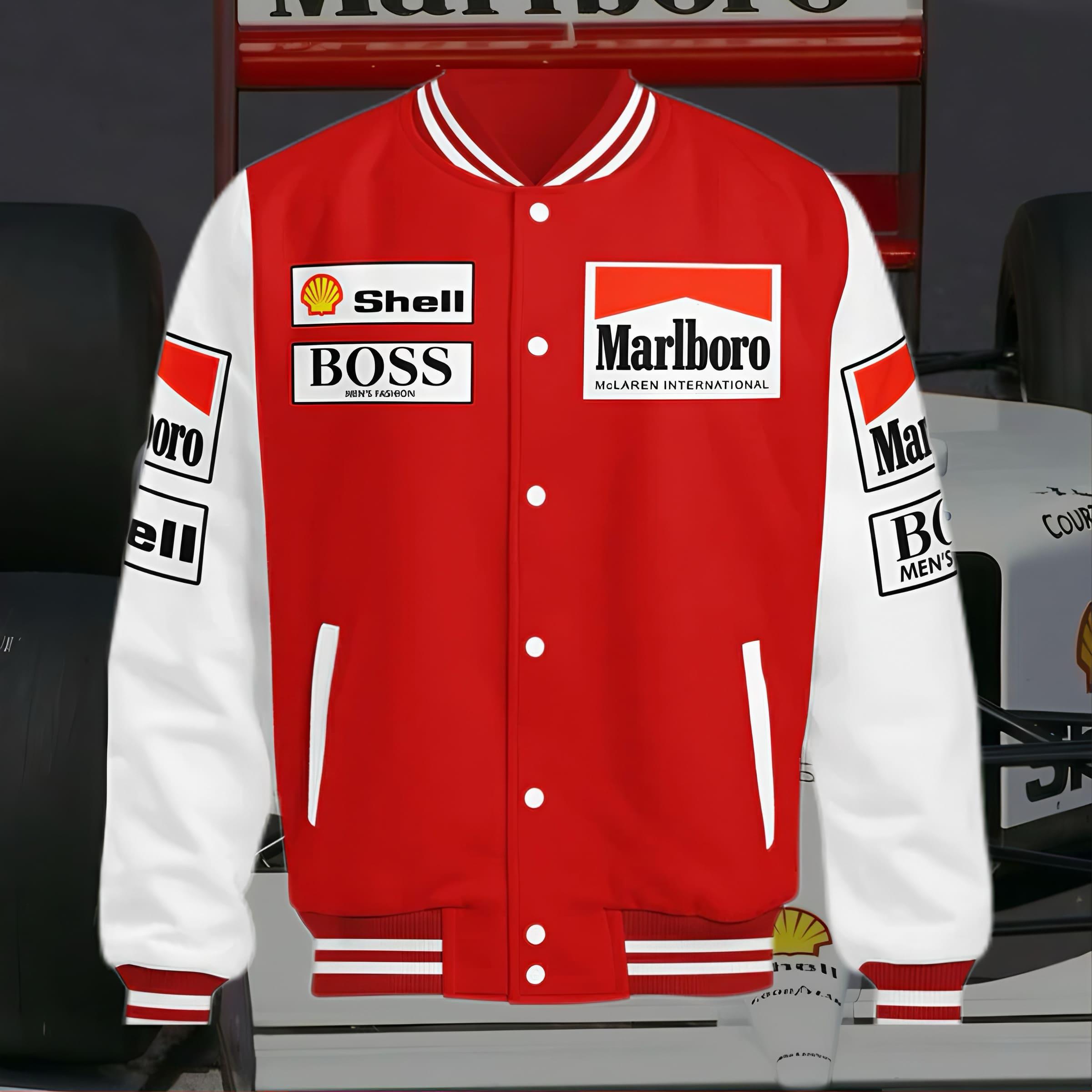 Jaqueta Mclaren Honda Marlboro Retrô F1